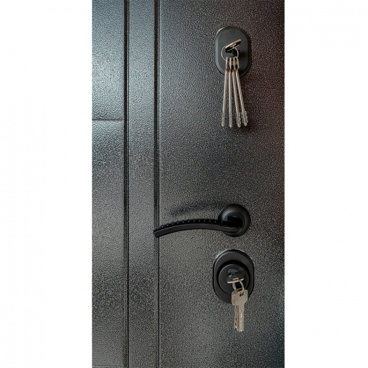 Входная дверь Олимп Софт светло-серый