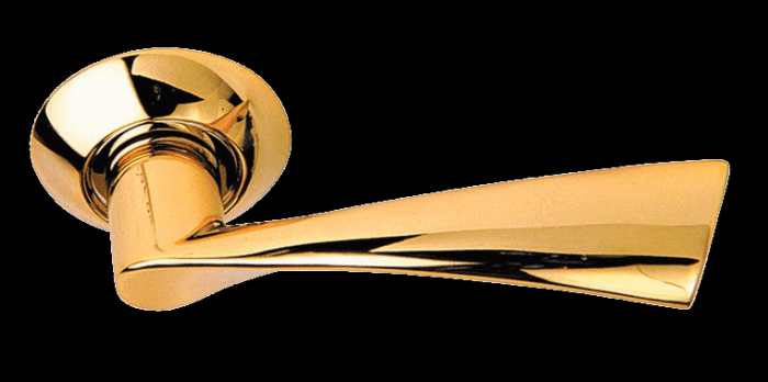 Дверные ручки Morelli «КАПЕЛЛА» MH-01 GP Цвет — Золото