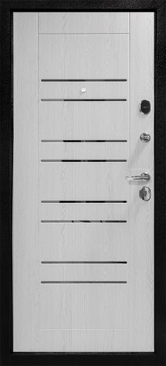 Входная дверь Модель 75 Царга Лиственница беленая