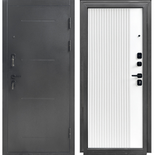 Входная дверь Монблан Белый софт