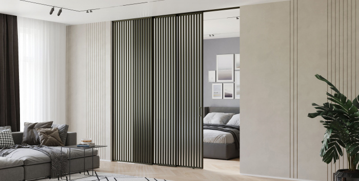 Перегородка из неподвижных створок (любое количество)