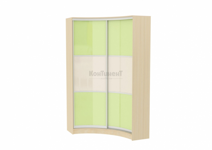 Радиусный шкаф-купе Арт.7 (пластик)