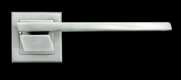 Дверные ручки Morelli «GVI» MH-29 SC/CP-S Цвет — Матовый хром/полированный хром