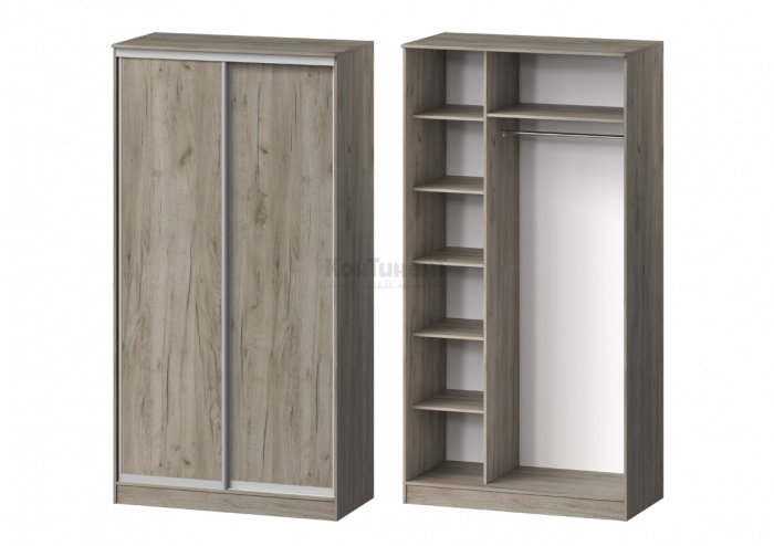 Шкаф-купе 2х дверный без зеркал
