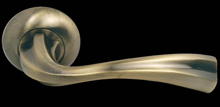 Дверные ручки Morelli «СОН» MH-15 MAB/AB Цвет — Матовая античная бронза/античная бронза