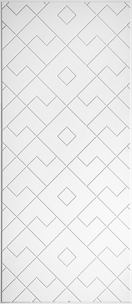 Панель Тифани цв. Софт бел 10 мм