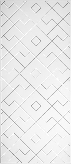 Панель Тифани цв. Софт бел 10 мм