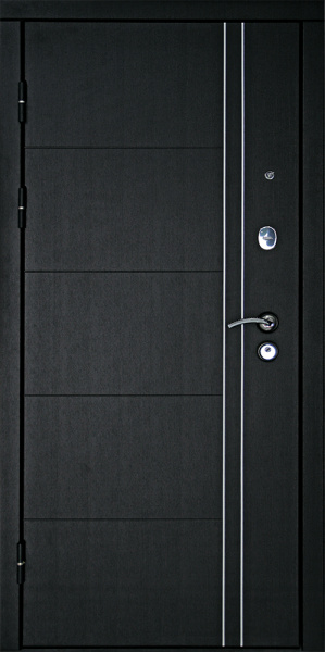 Входная дверь Теплолюкс Зеркало Белое дерево