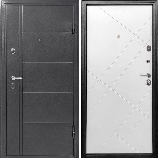 Входная дверь Модель 60 Белый матовый